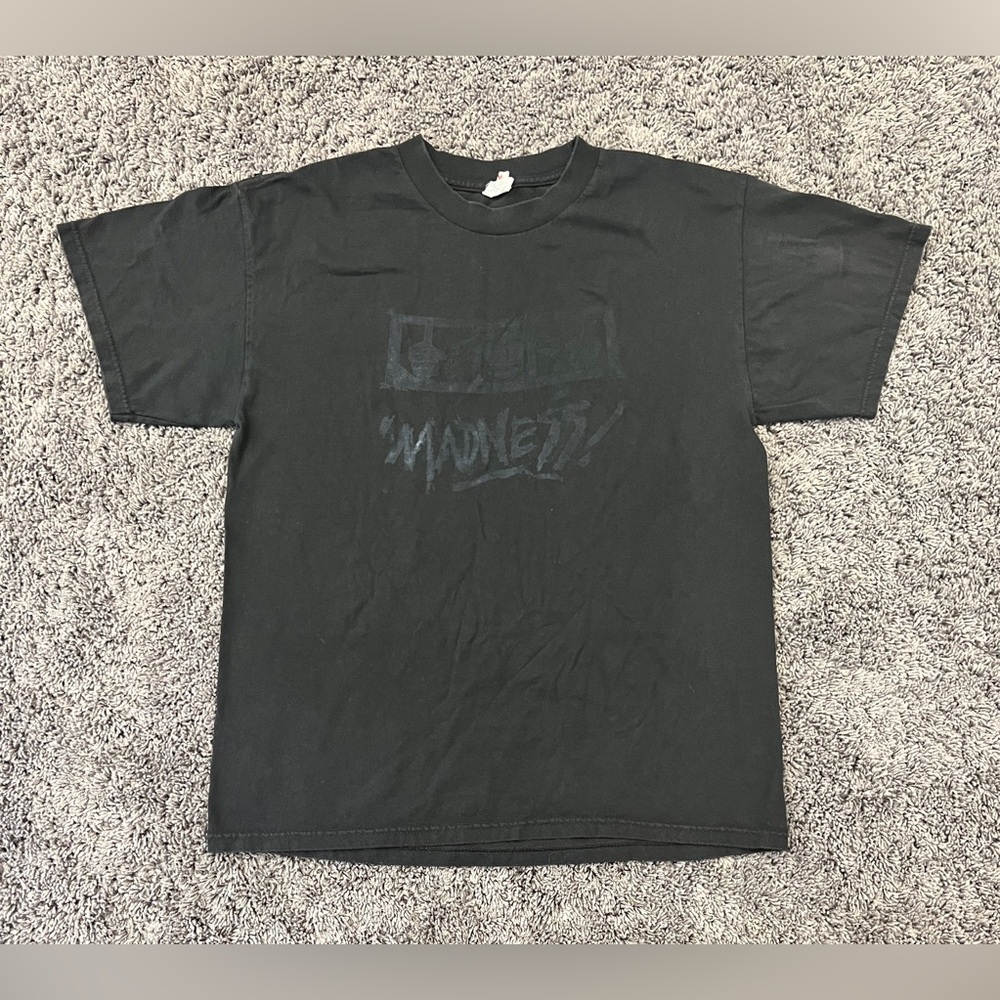 Macho Man Randy Savage Behind Bars MADNESS Men's Large Alstyle Tshirt WWE 2007